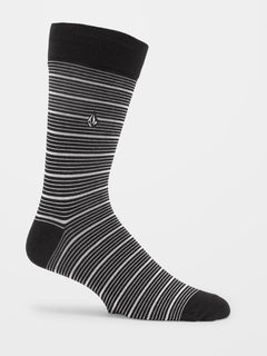 True Socks - BLACK WHITE (D6332202_BWH) [B]
