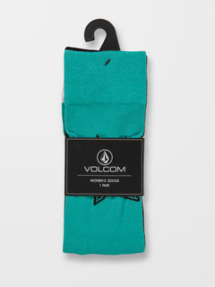 Volcom Ent Socks - TEMPLE TEAL (E6312300_TMT) [B]