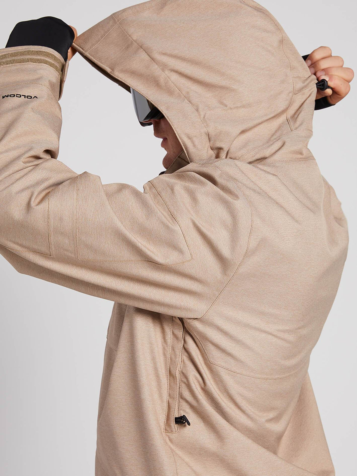 Mens Pat Moore 3 In 1 Jacket Teak Volcom Europe