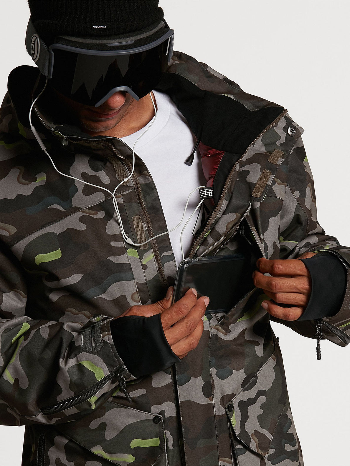 Anders 2L TDS Jacket Army Volcom Europe