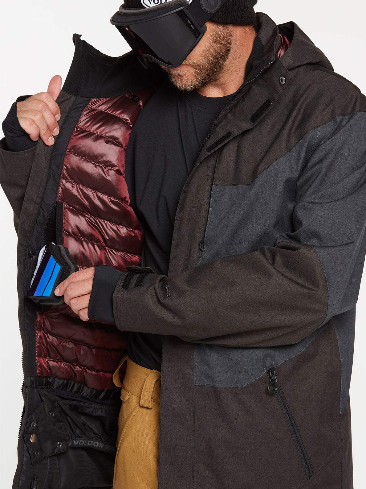 Anders 2L Tds Inf Jacket BLACK Volcom Europe