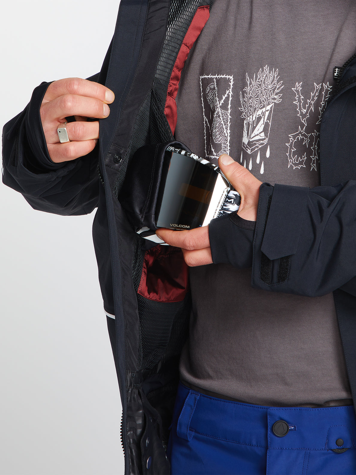 Tds 2L Gore Tex Jacket Black Volcom Europe