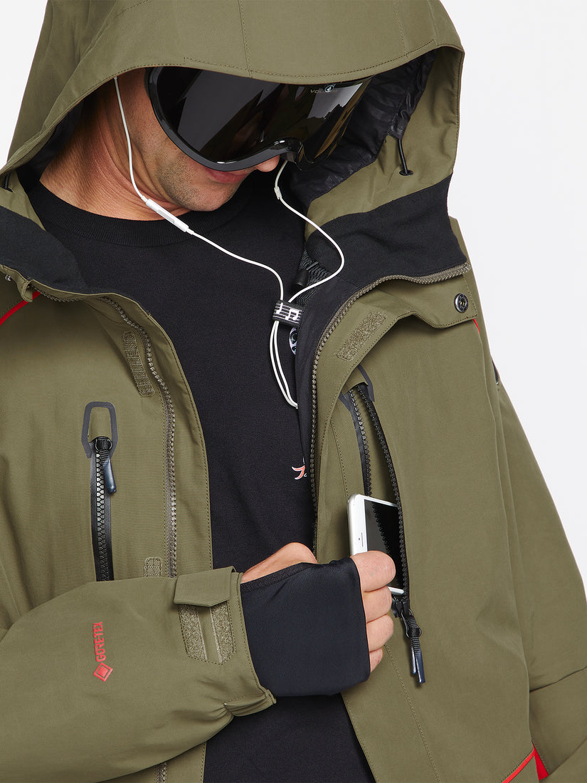 Tds 2L Gore-Tex Jacket Dark Teak Volcom Europe - Main Image