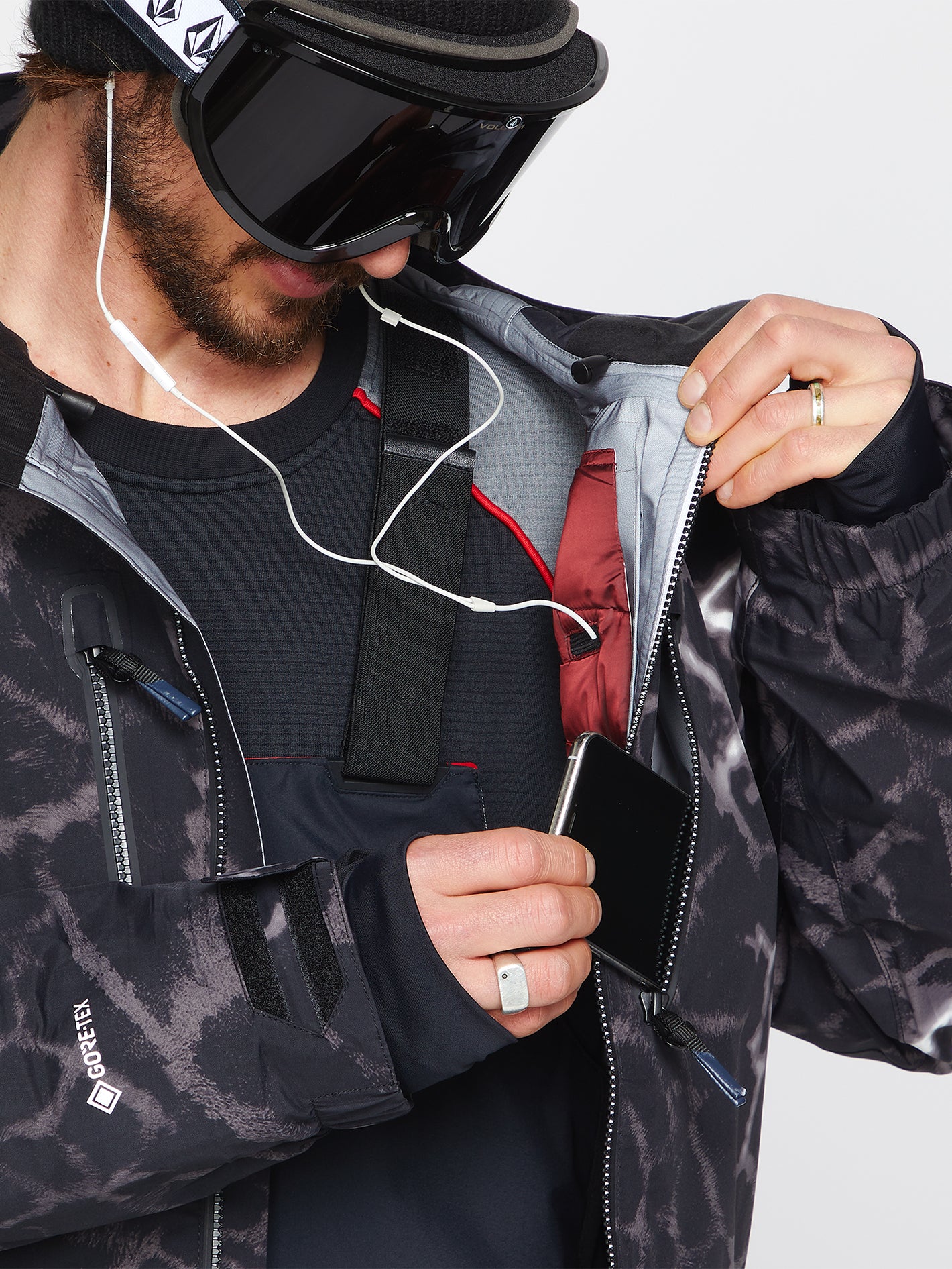 VOLCOM DLM GORE-TEX JACKET ブラック DLM GORE-TEX JACKET - BLACK – Volcom