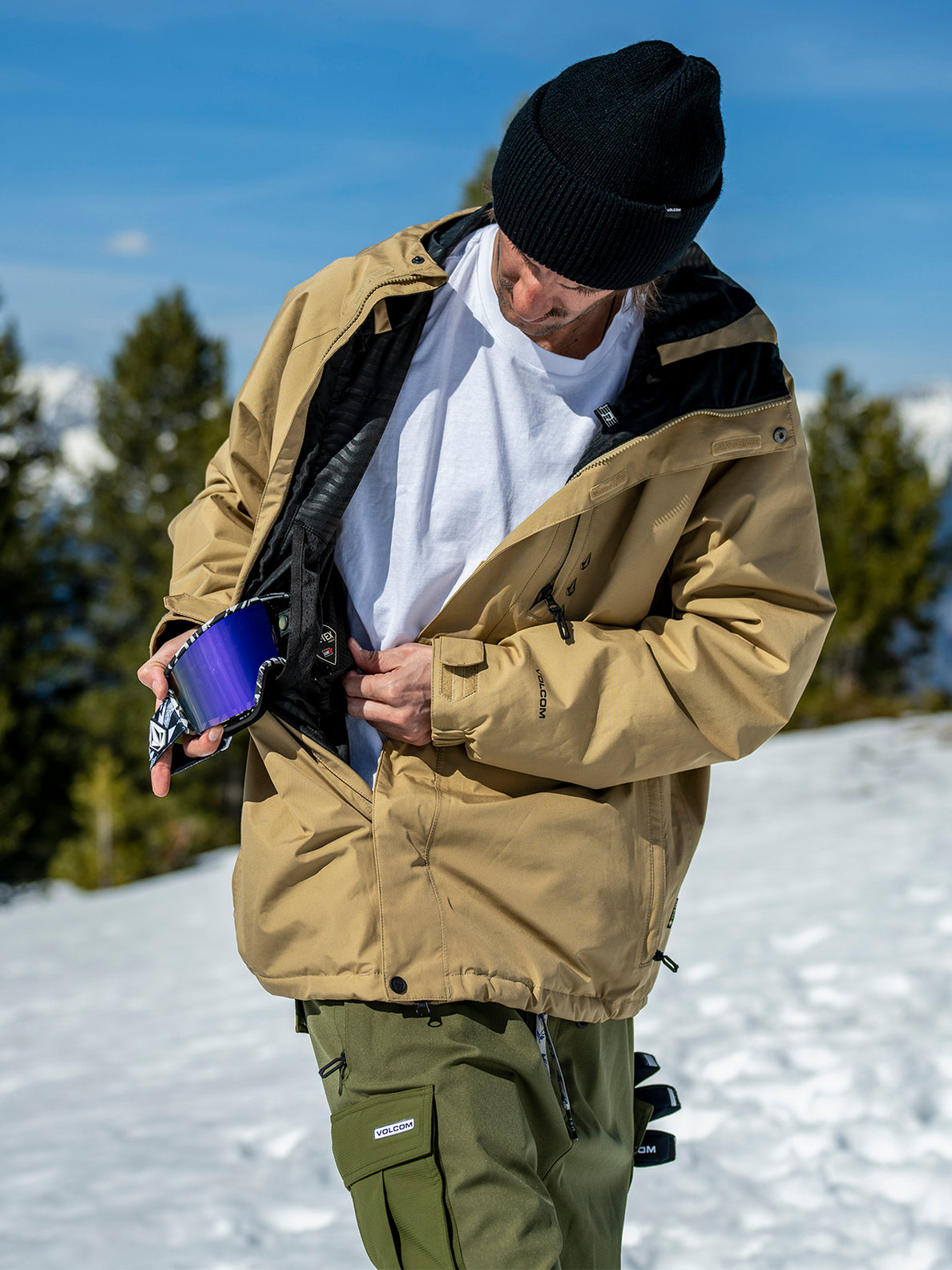 Dua Insulated Gore-Tex Jacket - DARK KHAKI - Men - Volcom EU Dua Insulated Gore-Tex Jacket - DARK KHAKI - Men - Volcom EU