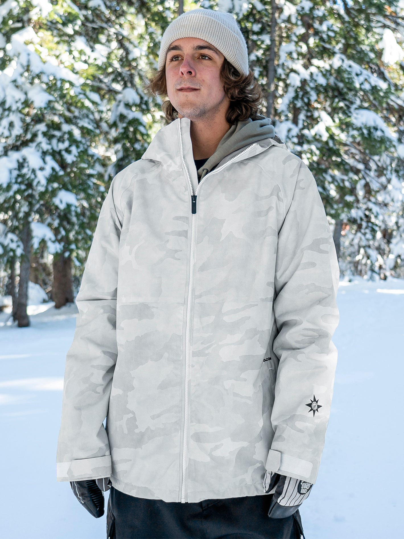 2836 Insulated Jacket - WHITE CAMO - Men - Volcom EU – Volcom Europe