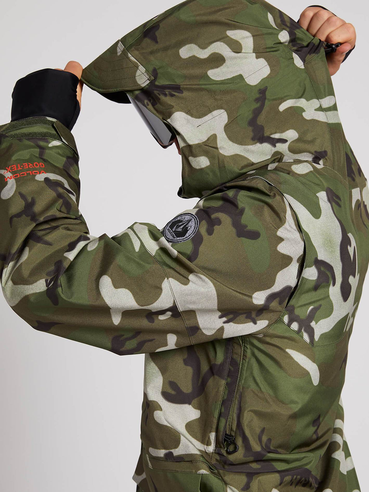 Volcom stone gore tex jacket camo sale