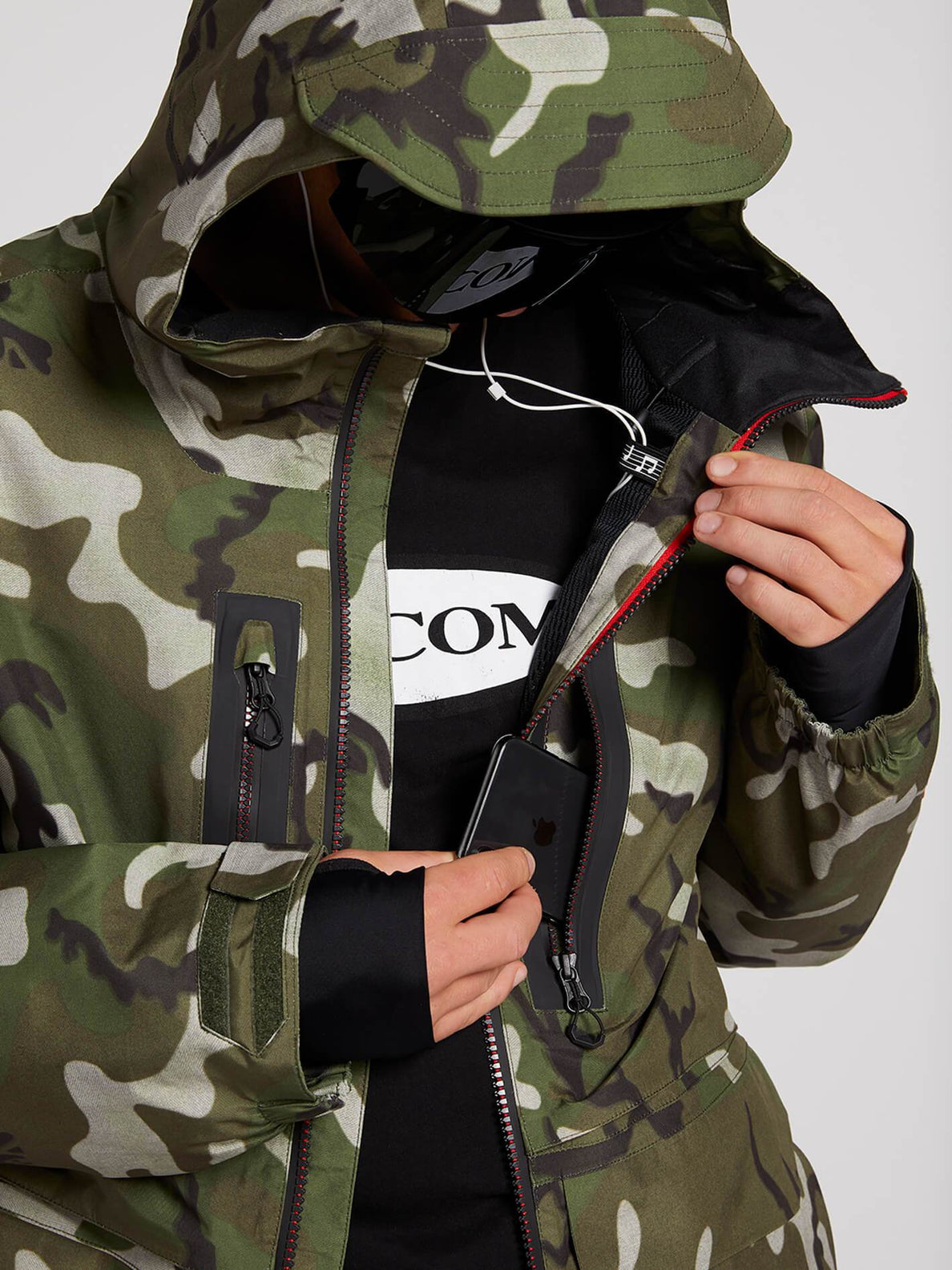 Volcom stone gore tex jacket camo discount
