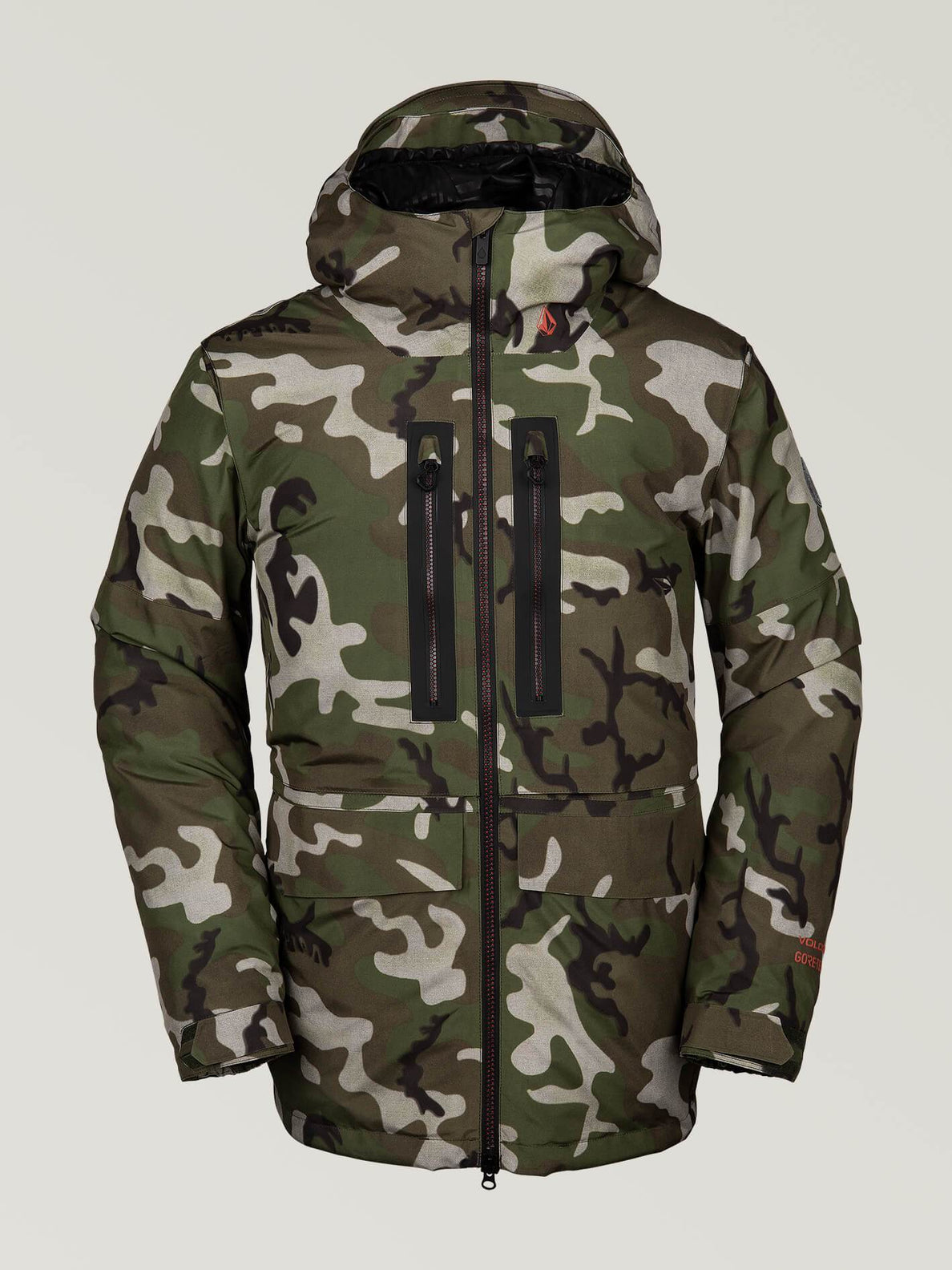 Mens Stone Gore Tex Jacket Gi Camo Volcom Europe