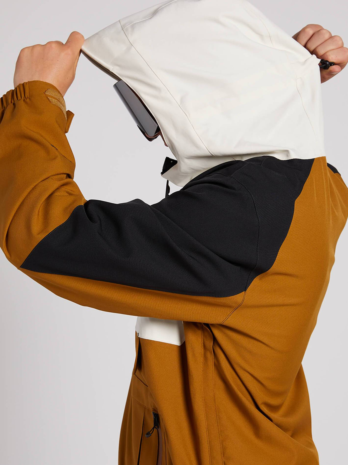 Volcom brighton pullover jacket caramel best sale