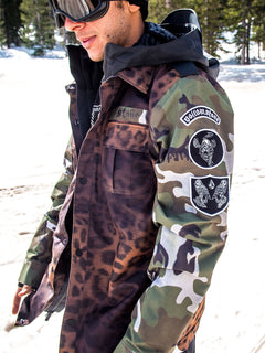 Mens Creedle2Stone Jacket - Cheetah