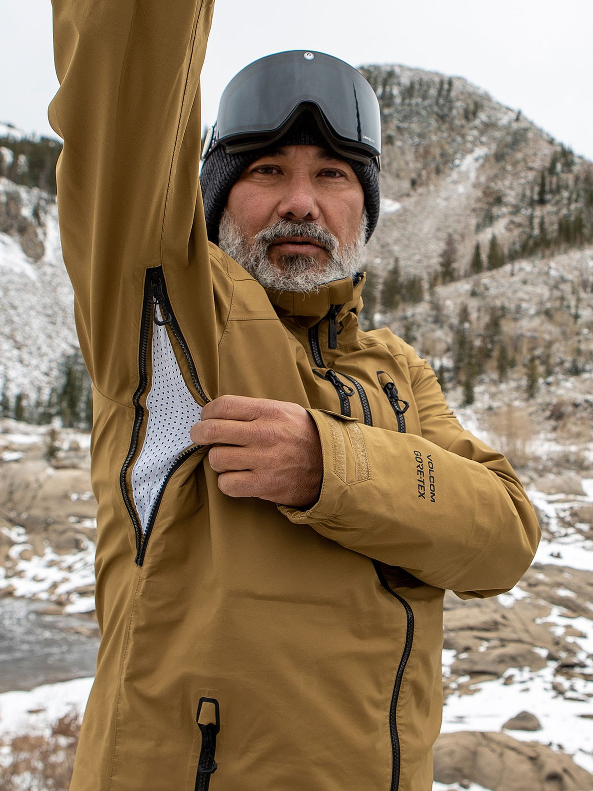 Guch Stretch GORE-TEX Jacket - Burnt Khaki – Volcom Europe