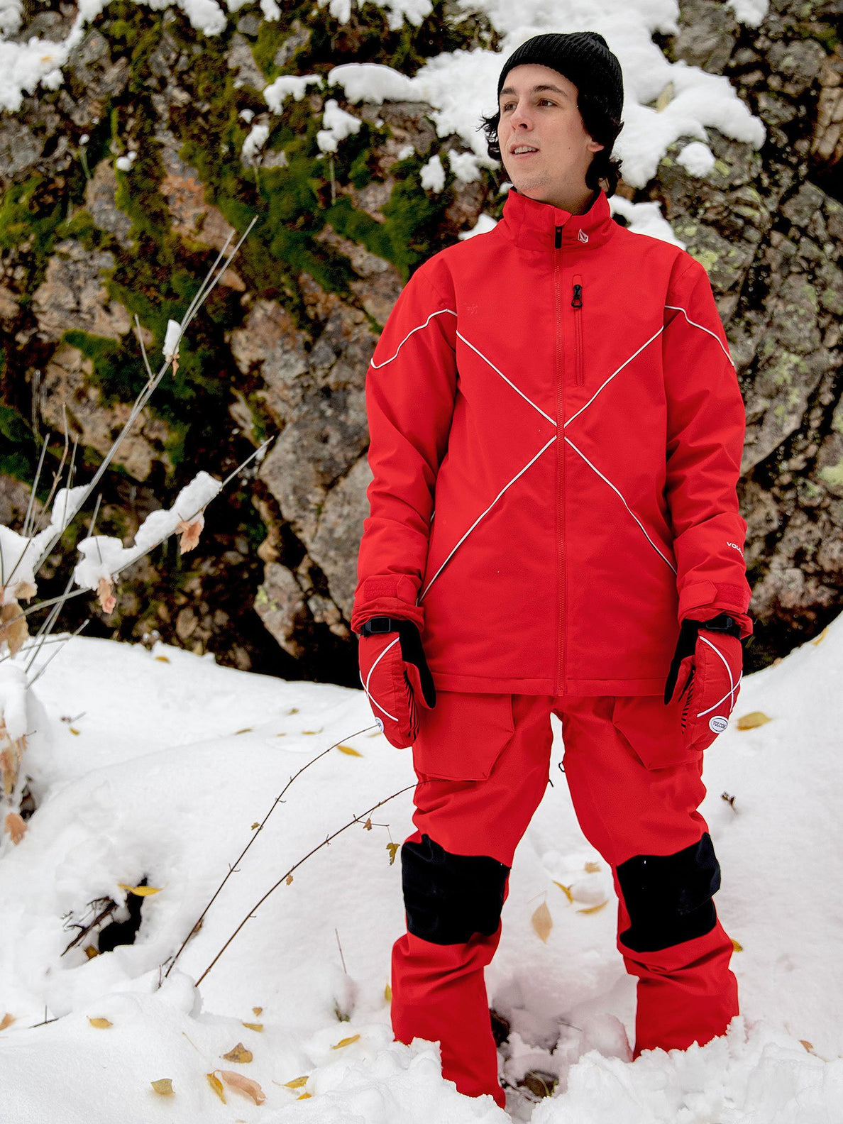 No Hood X Jacket Red Volcom Europe