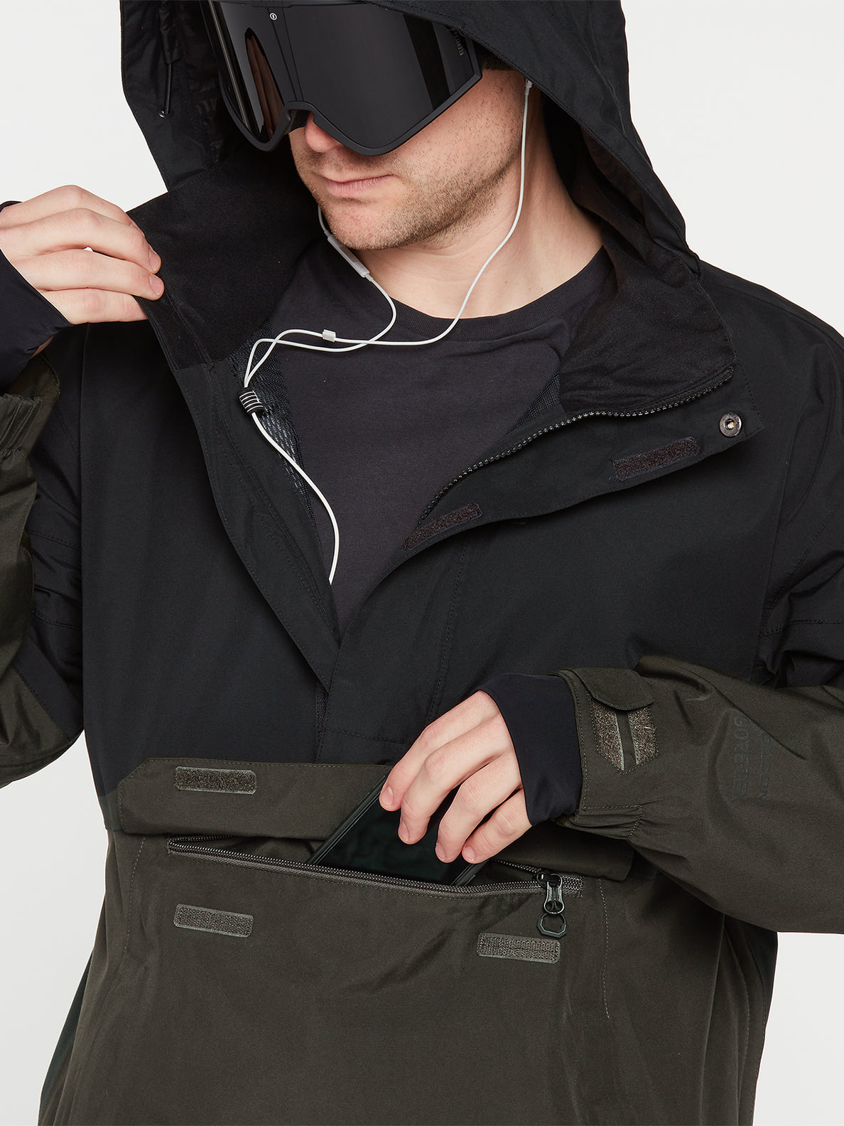Melo Gore-Tex Pullover Jacket - BLACK GREEN (G0652206_BGR) [44]