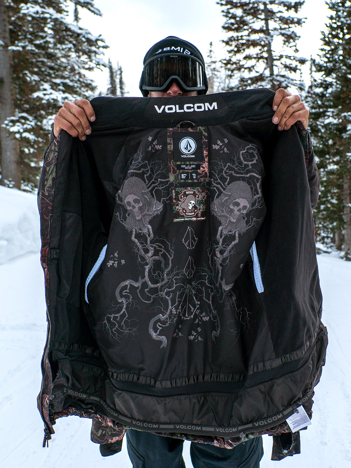 Volcom camo jacket store