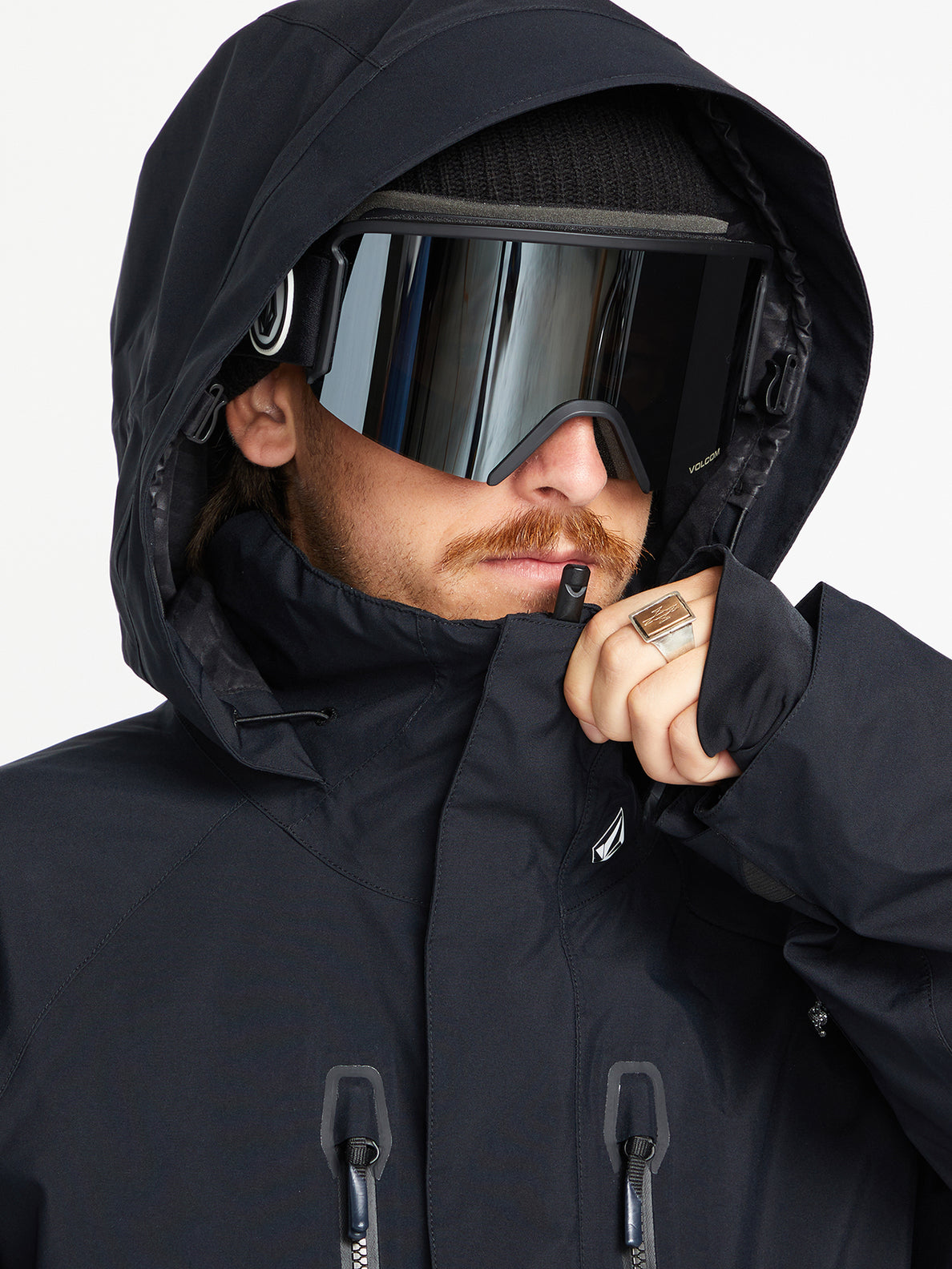 Stone Stretch Gore Tex Jacket Black Volcom Europe