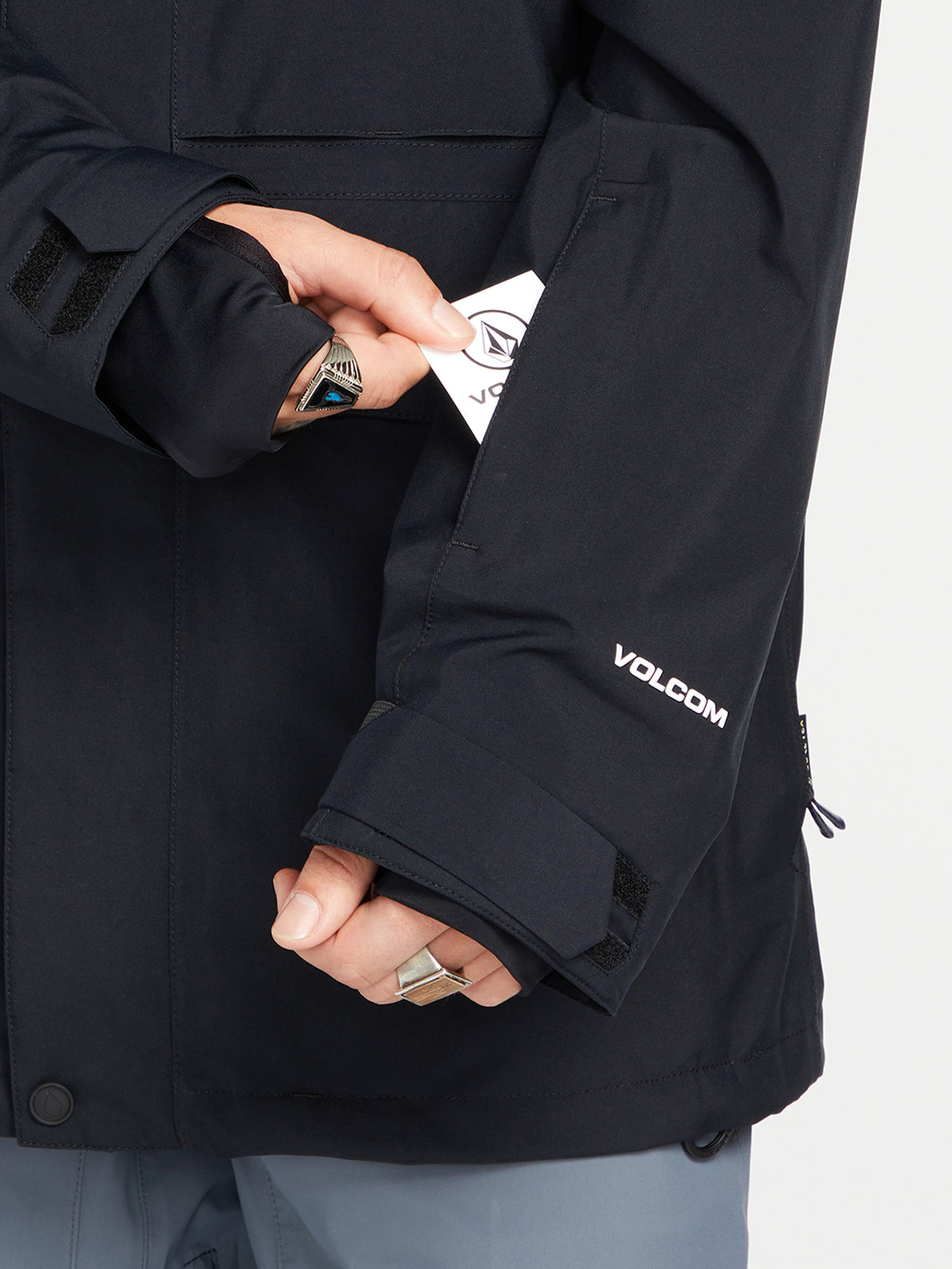 Stone Stretch Gore Tex Jacket Black Volcom Europe