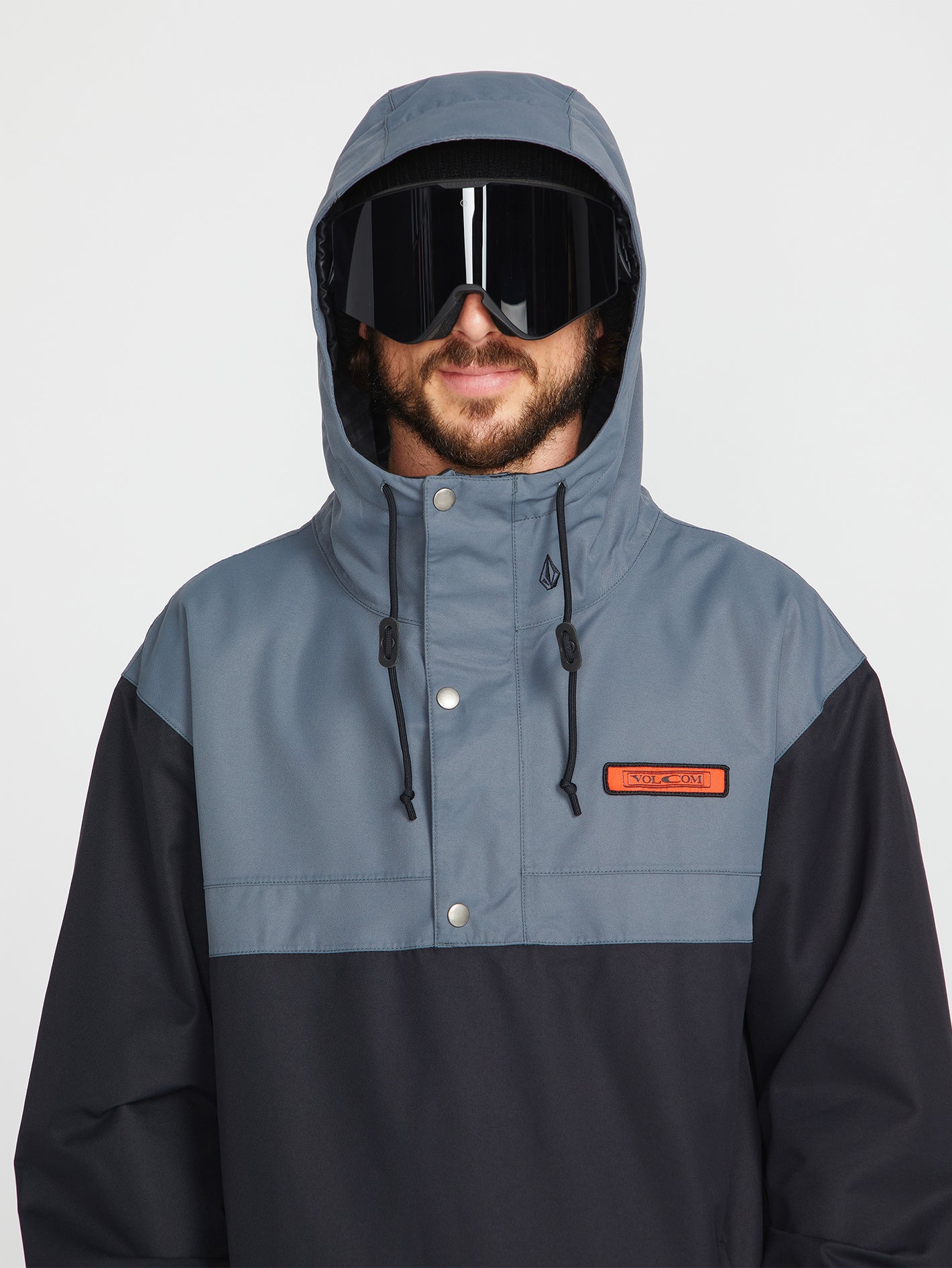Longo Pullover Jacket - Black