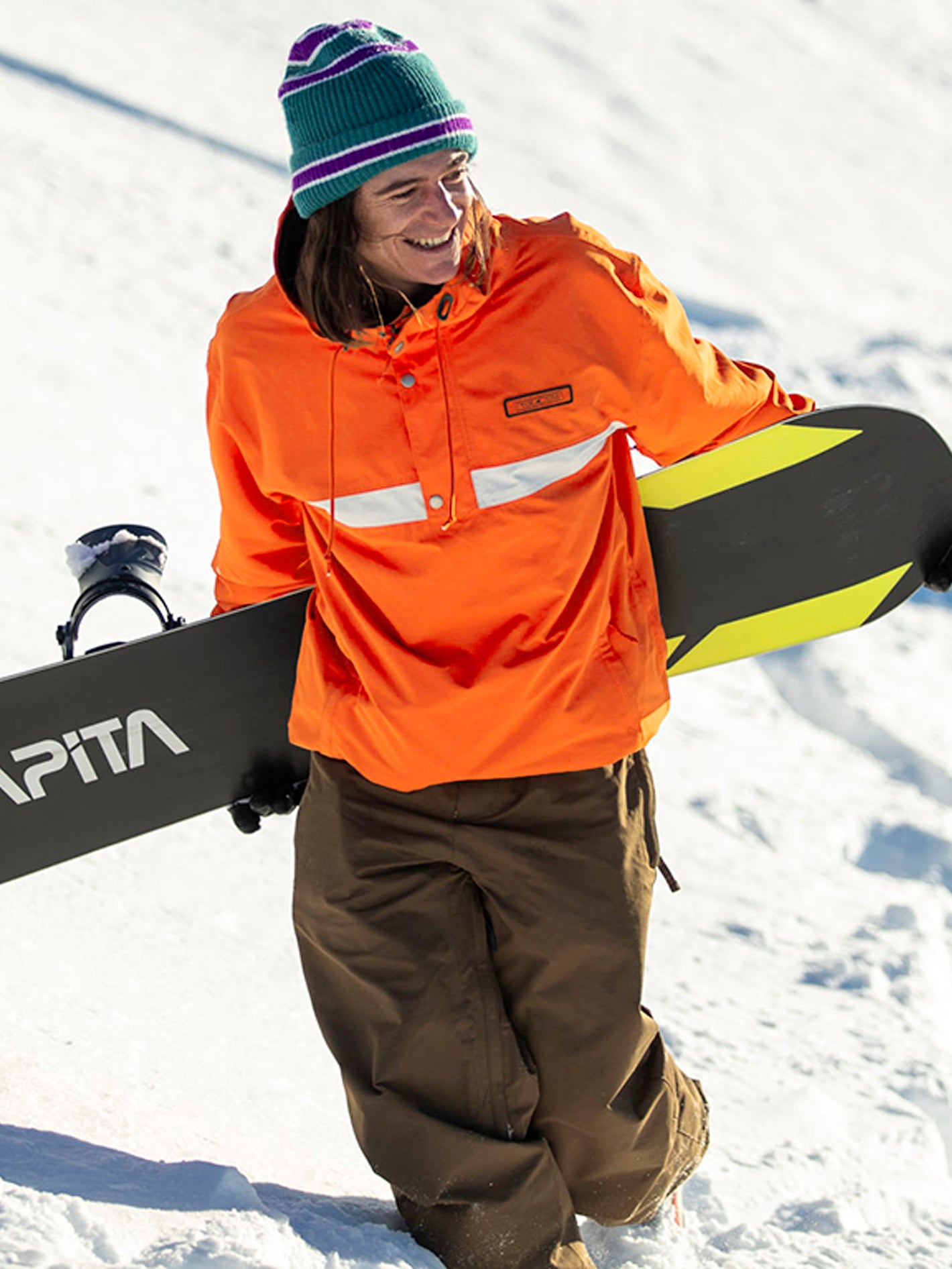 Longo Pullover Jacket - Orange Shock | Volcom Europe