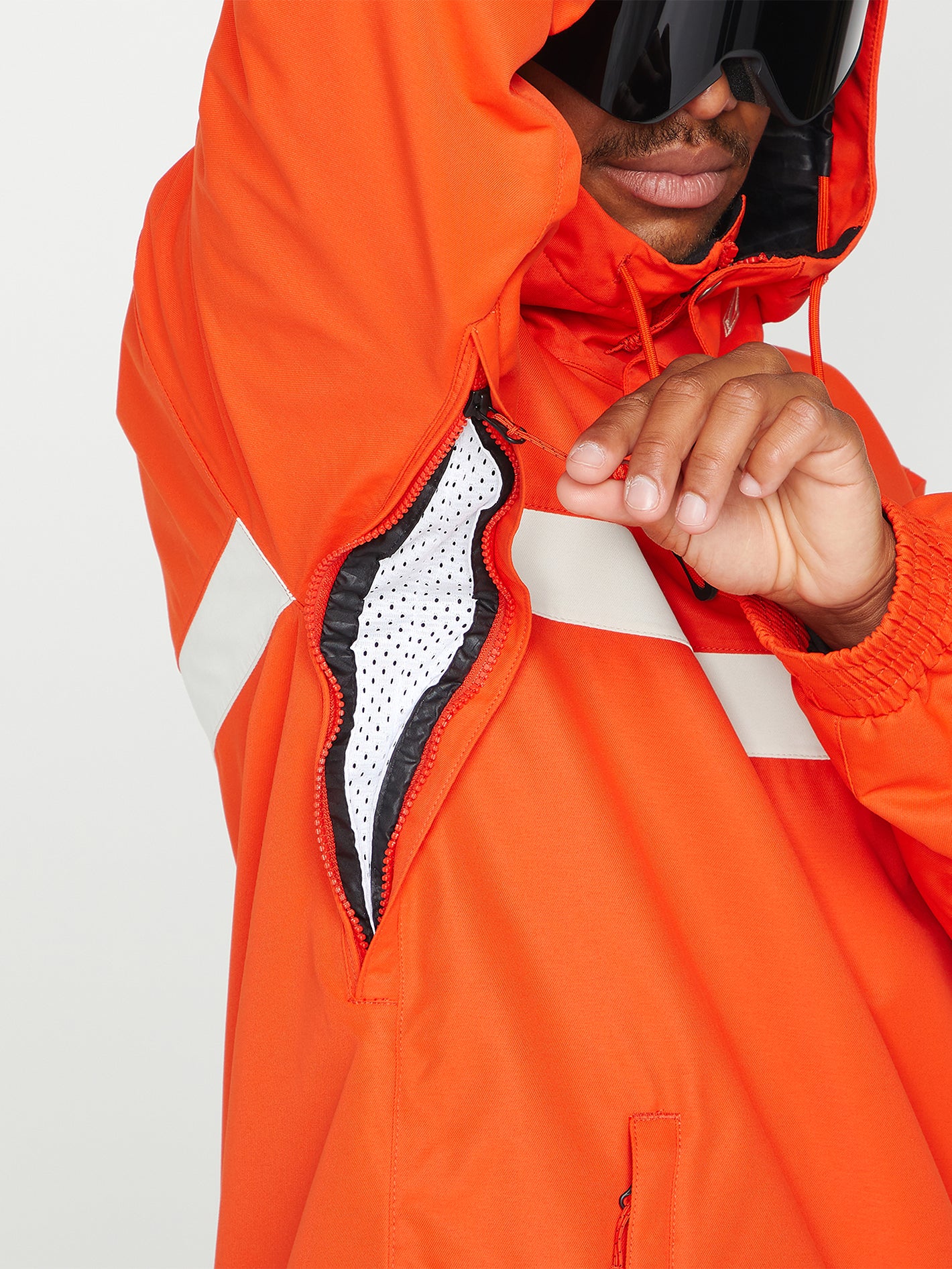 Longo Pullover Jacket - Orange Shock | Volcom Europe Longo Pullover Jacket - Orange Shock | Volcom Europe