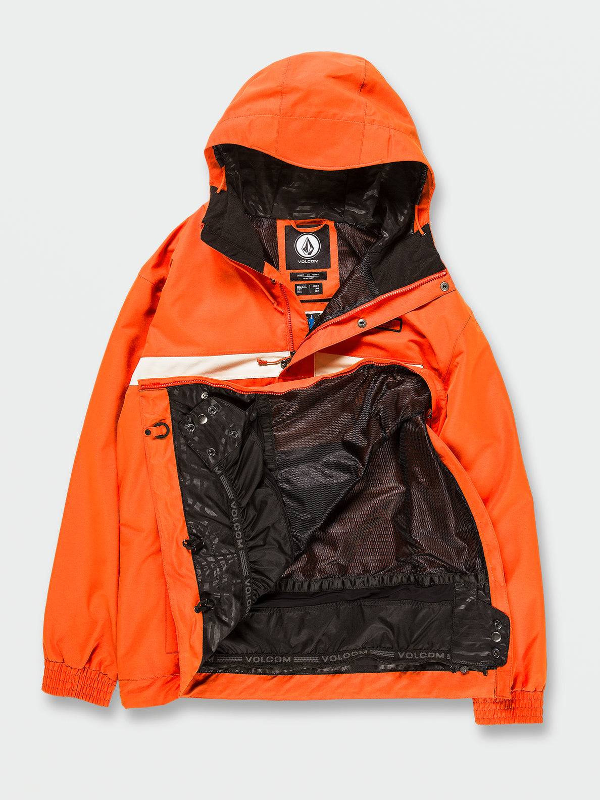 Longo Pullover Jacket - Orange Shock