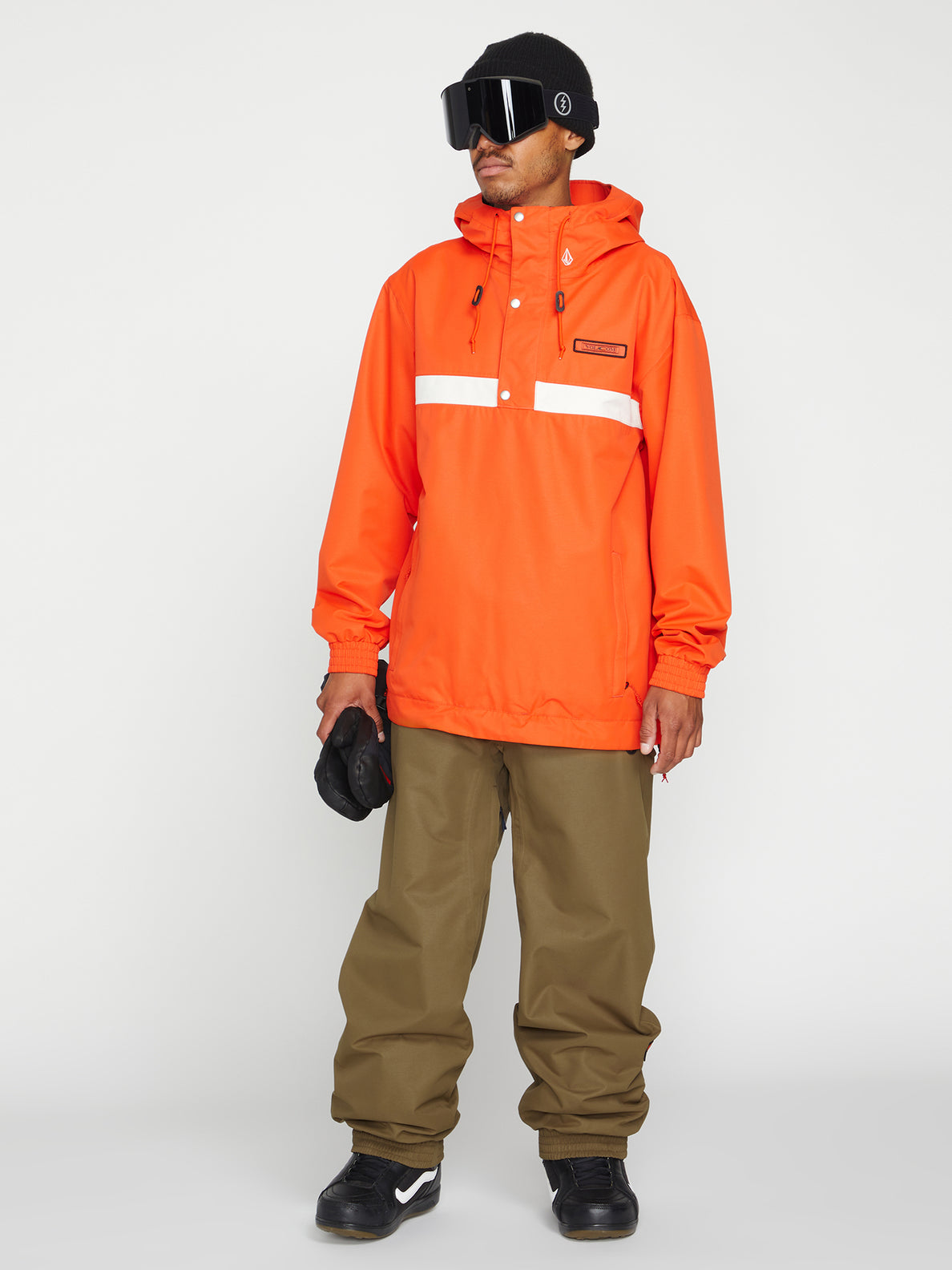 Longo Pullover Jacket Orange Shock Volcom Europe