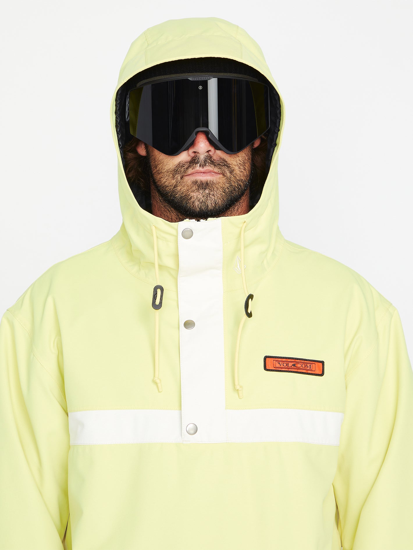 Longo Pullover Jacket Yellow Volcom Europe