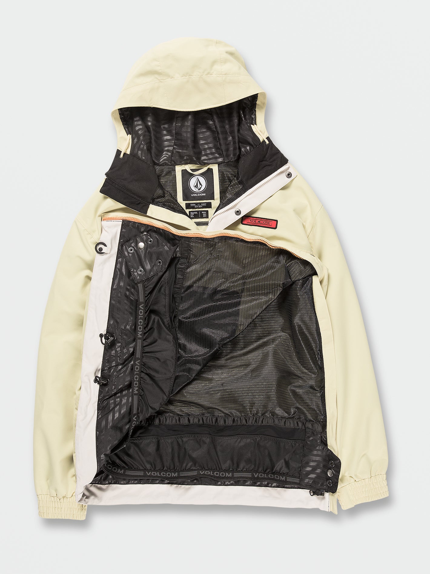 Longo Pullover Jacket - Yellow | Volcom Europe Longo Pullover Jacket - Yellow | Volcom Europe