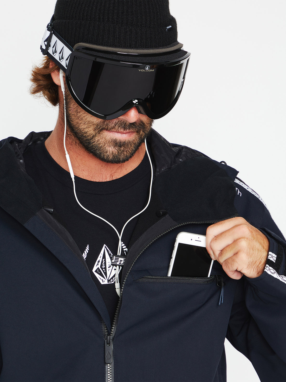 Nightbreaker Jacket Black Volcom Europe