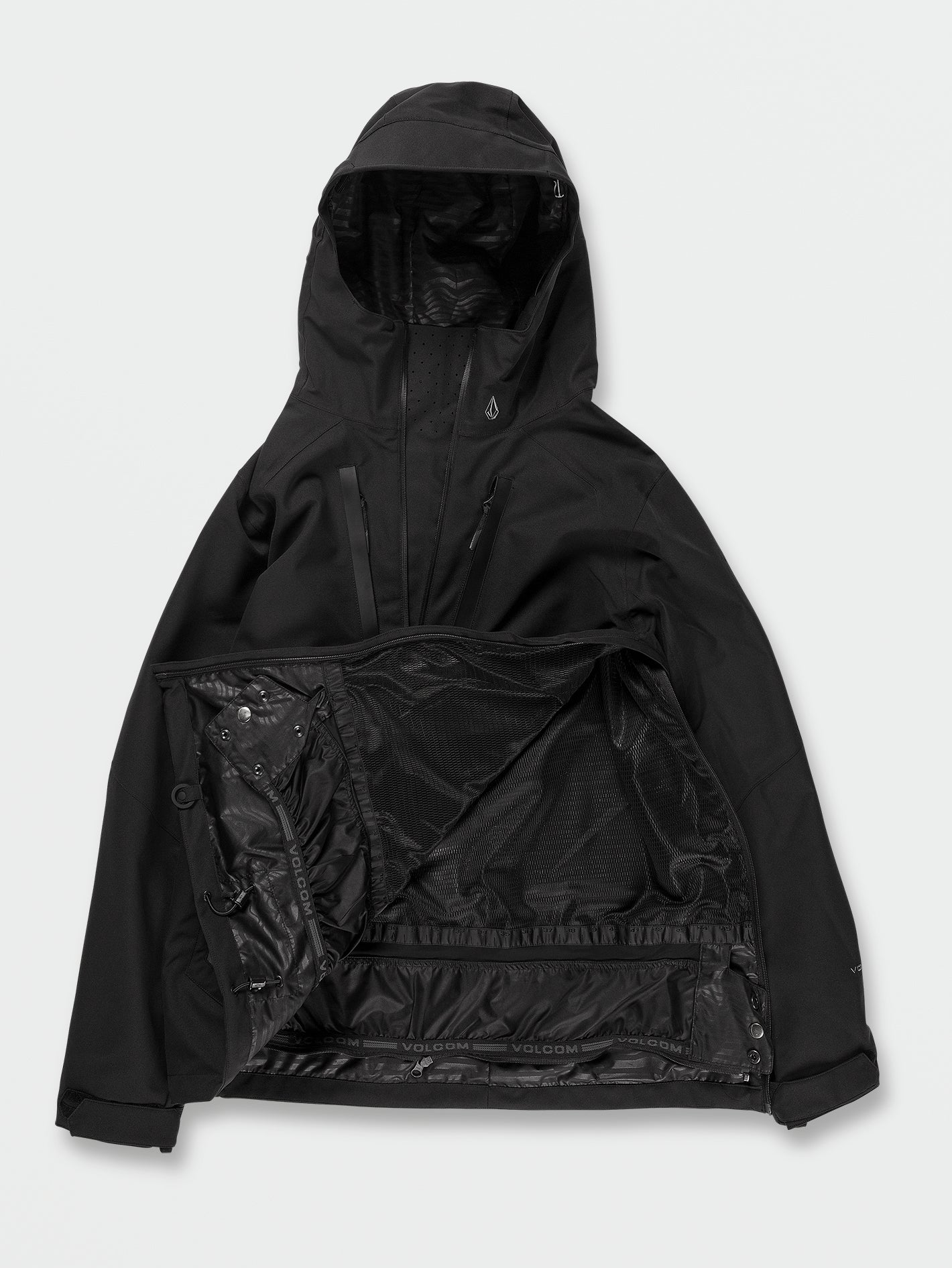 Brighton Pullover Jacket - Black | Volcom Europe