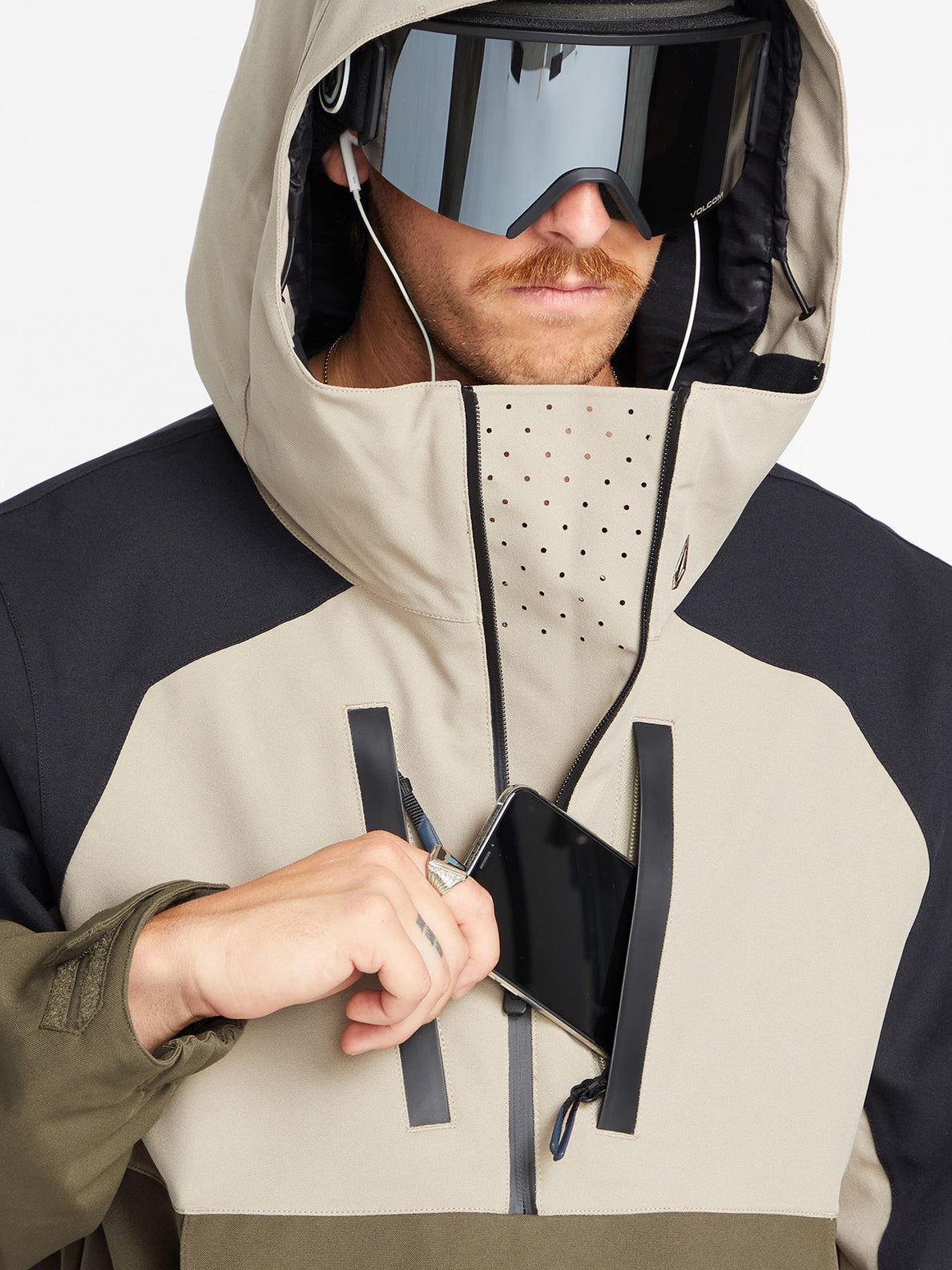 Volcom brighton hotsell pullover snow jacket