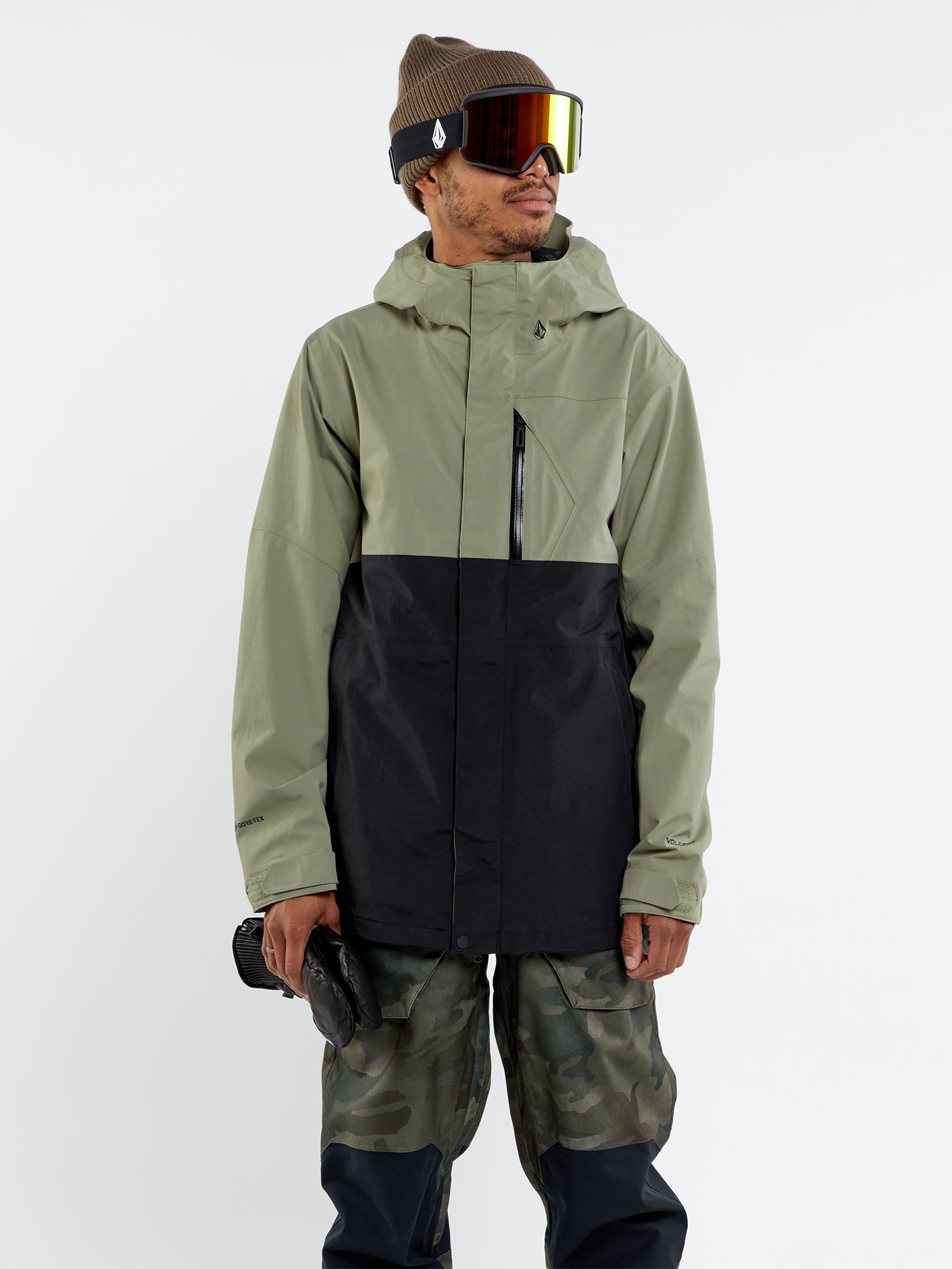 L Gore Tex Jacket LIGHT MILITARY Men Volcom EU