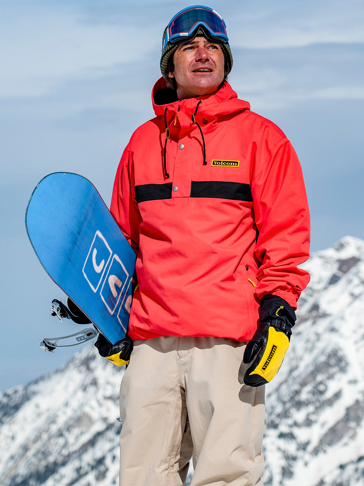 Men's snowboard on sale pullover jackets