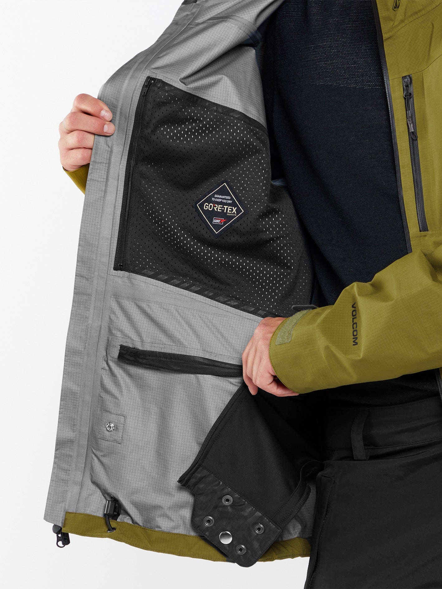 Arthur Gore-Tex Proshell Jacket - MOSS - Men - Volcom EU – Volcom