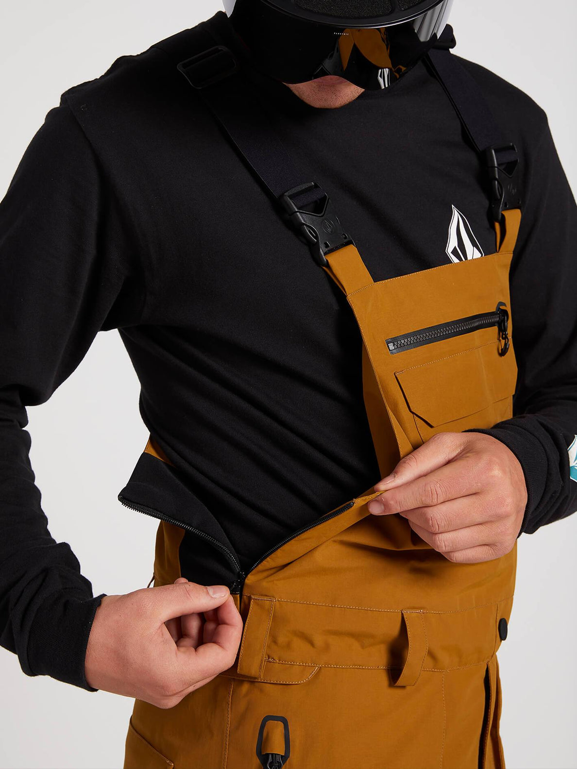 Volcom rain gtx bib overall top
