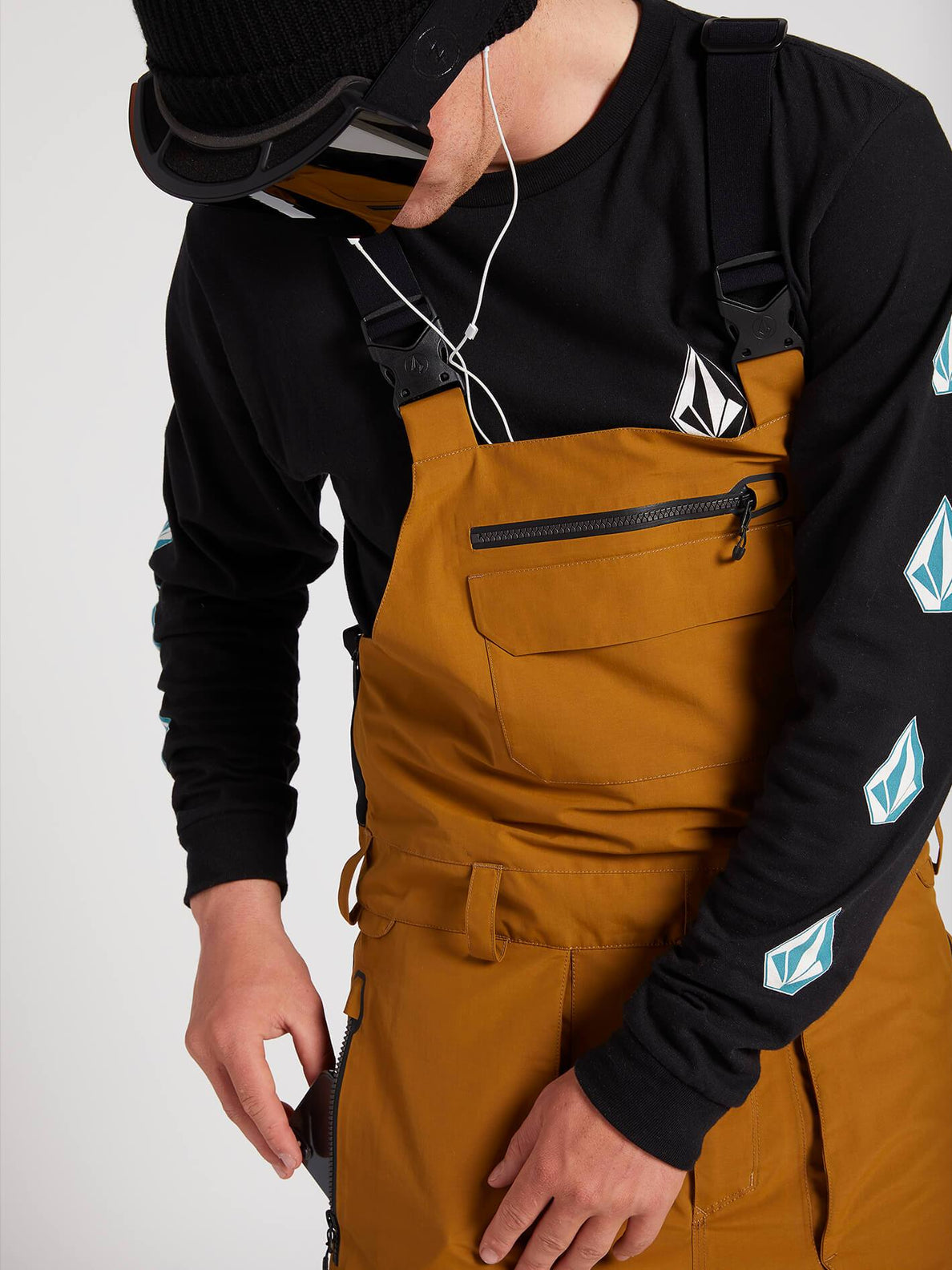 Rain Gore Tex Bib Overall Snowboarding Volcom Outdoor Volcom