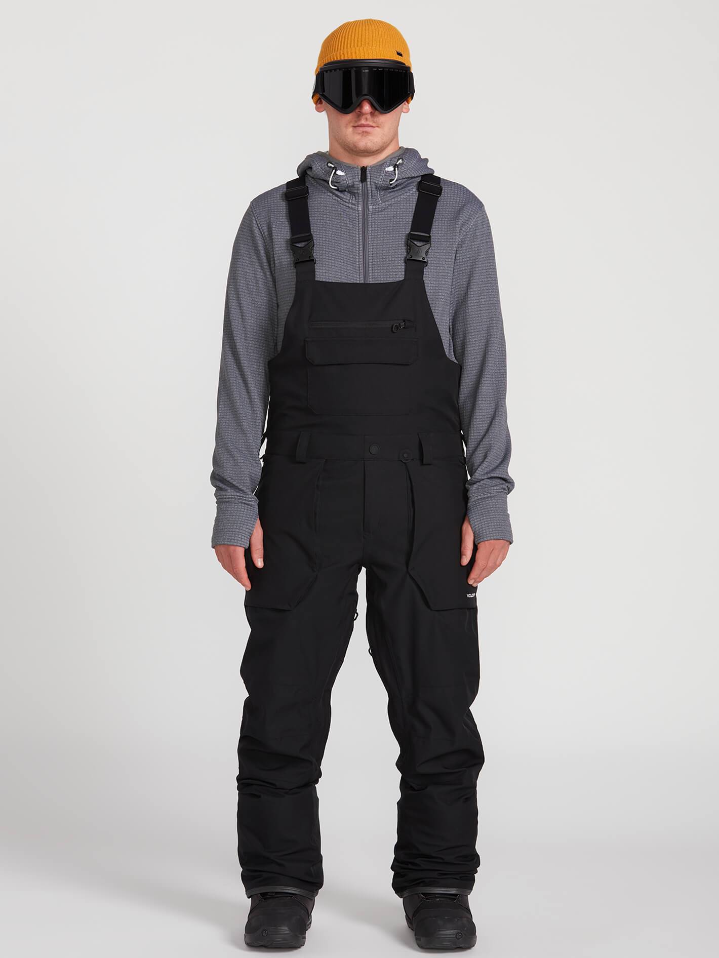 Roan Bib Overall - BLACK