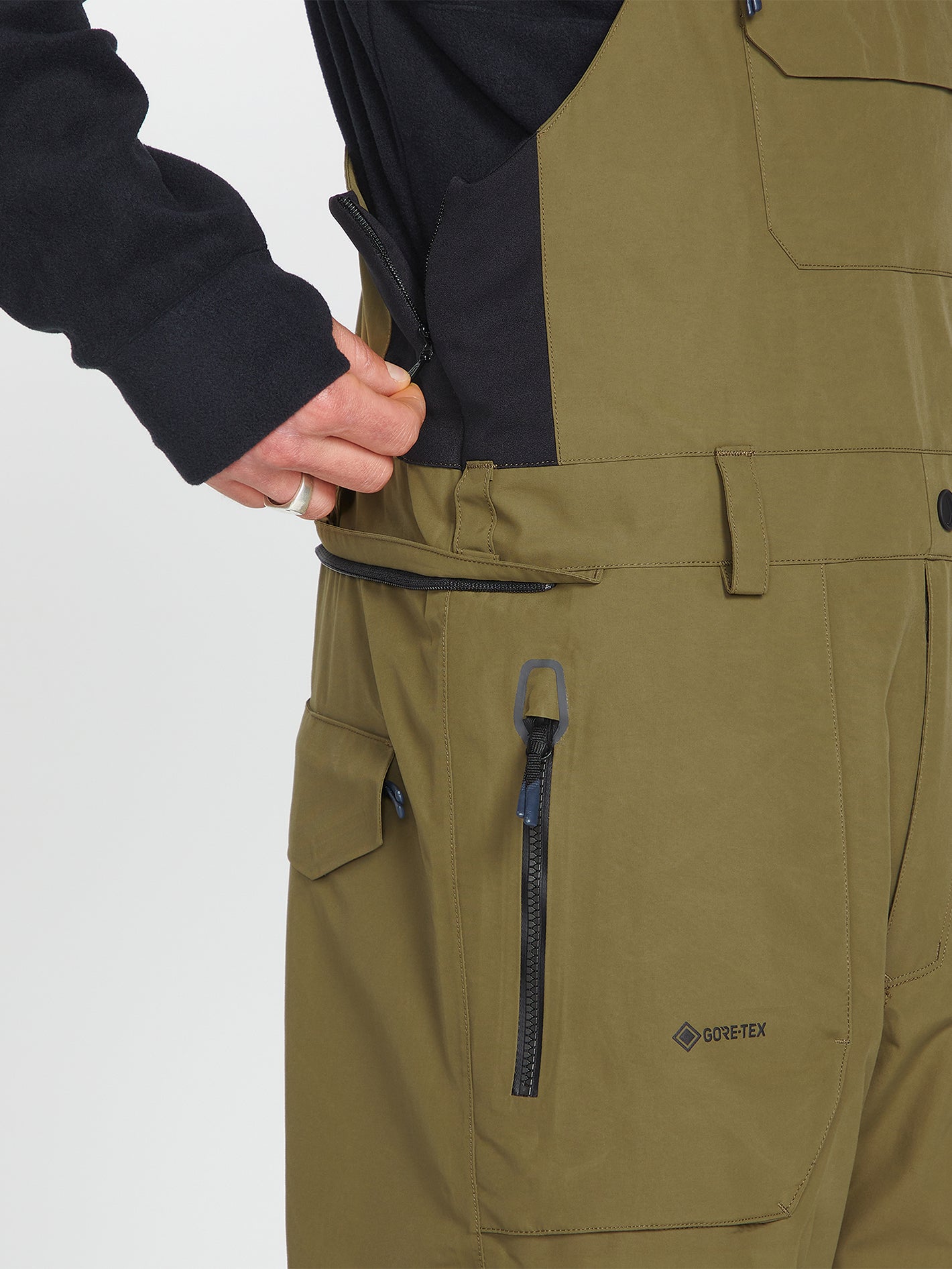 Rain Gore-Tex Bib Overall - Dark Teak | Volcom Europe