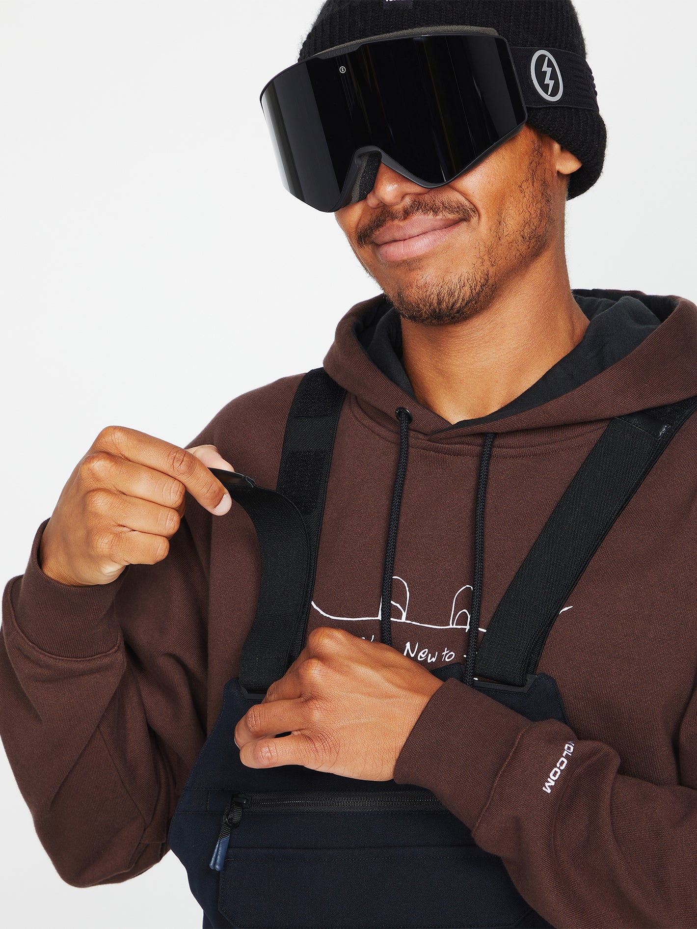 Roan Bib Overall - Black | Volcom Europe