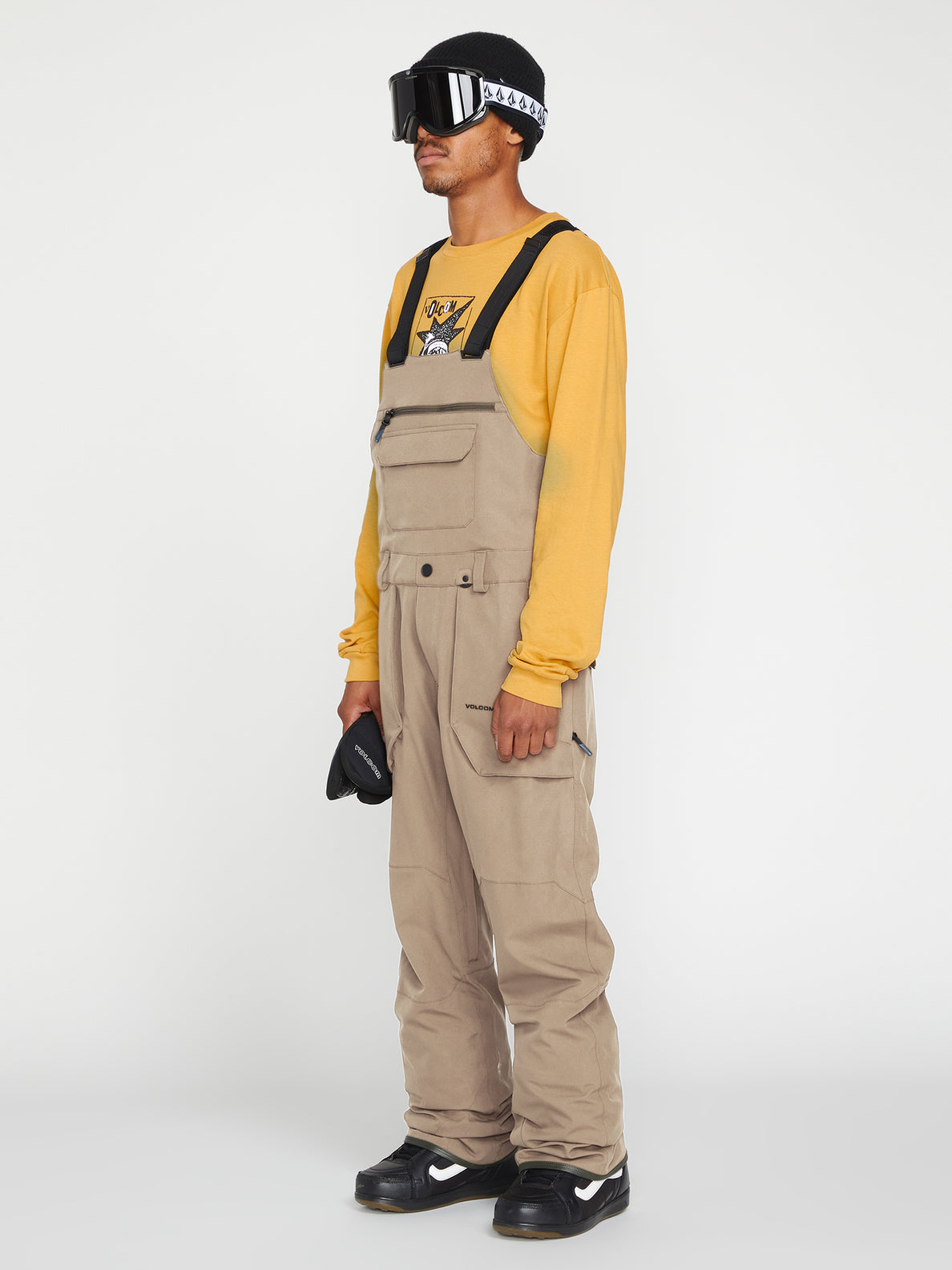 Roan Bib Overall - Dark Khaki – Volcom Europe