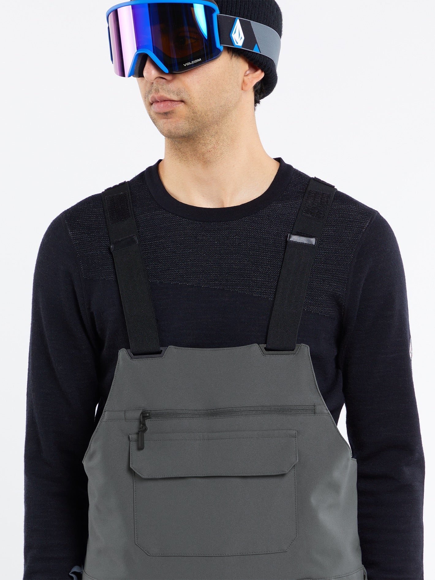 Roan Bib Overall - DARK GREY - Men - Volcom EU – Volcom Europe