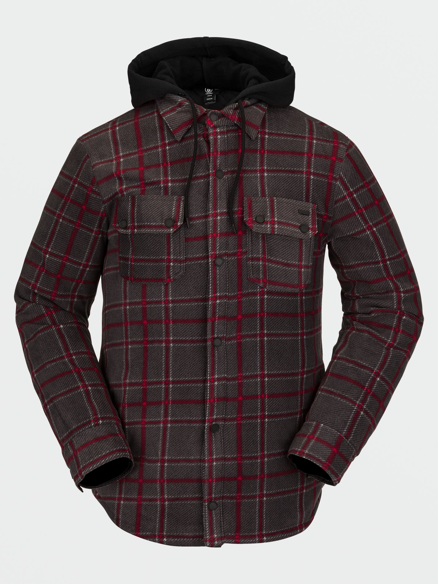 Field Insulated Flannel Jacket - Black Plaid | Volcom Europe