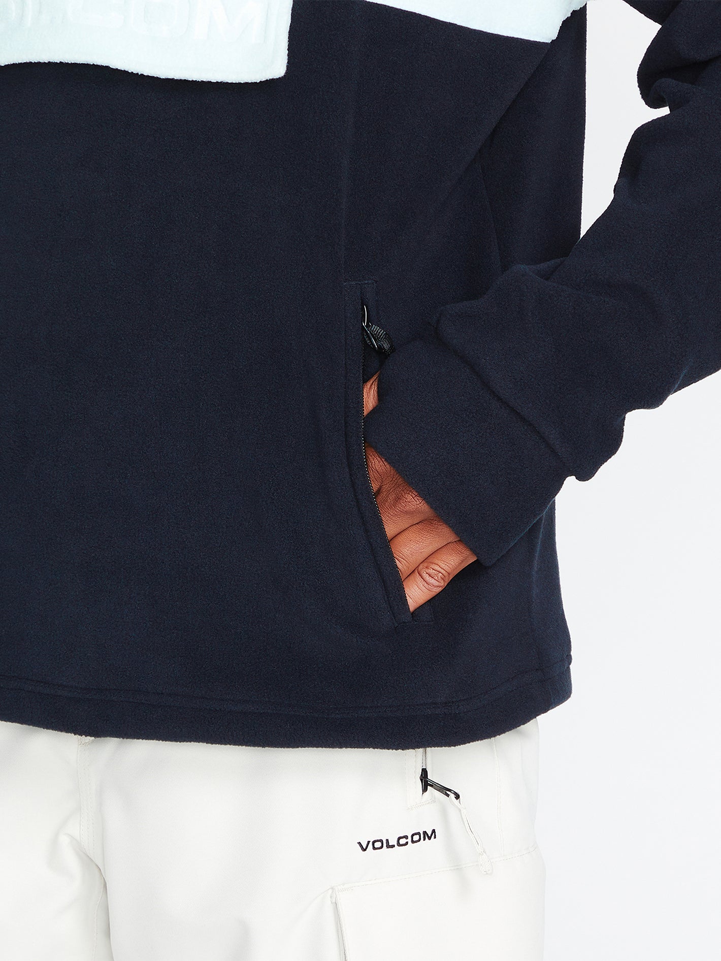 V-Science Fleece 1/2 Zip Hoodie - Sky | Volcom Europe