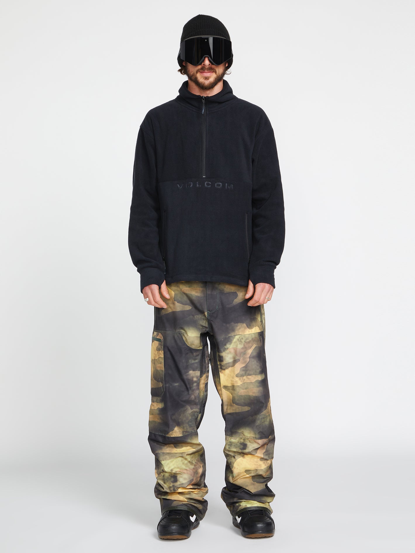 V-Science Fleece 1/2 Zip Sweatshirt - Black | Volcom Europe