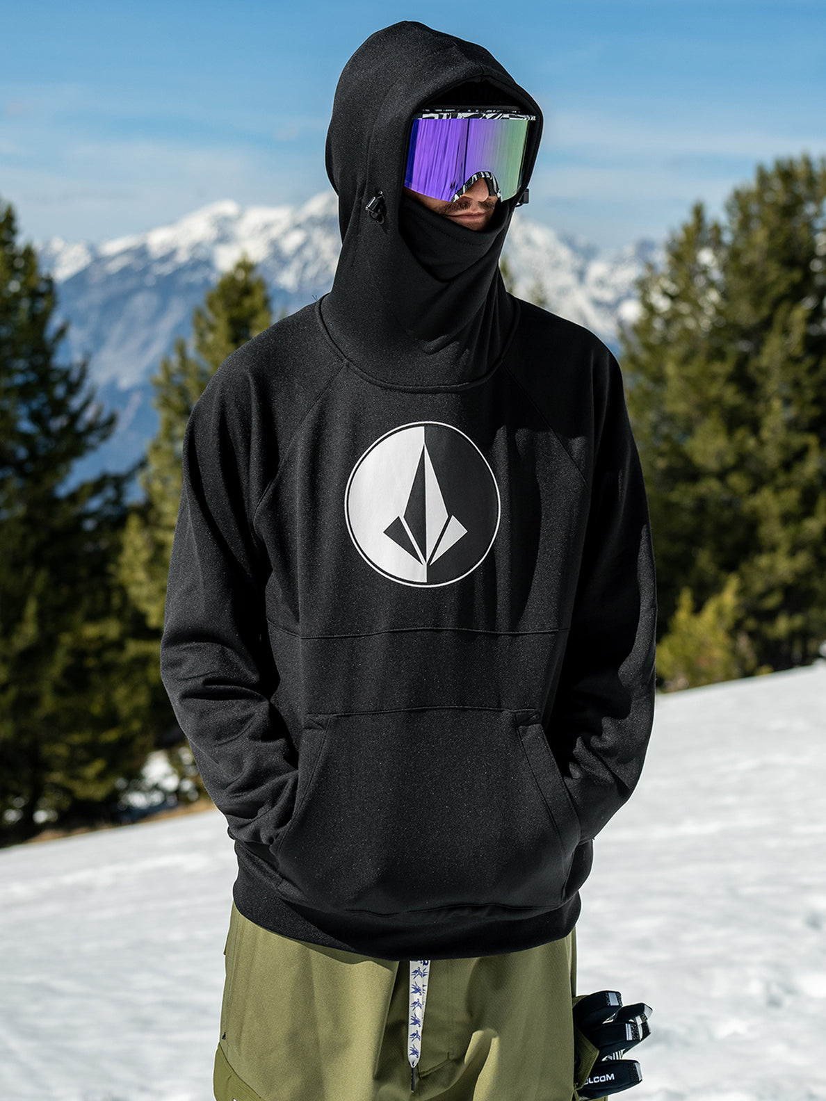 Hydro Riding Hoodie BLACK Men Volcom EU Volcom Europe