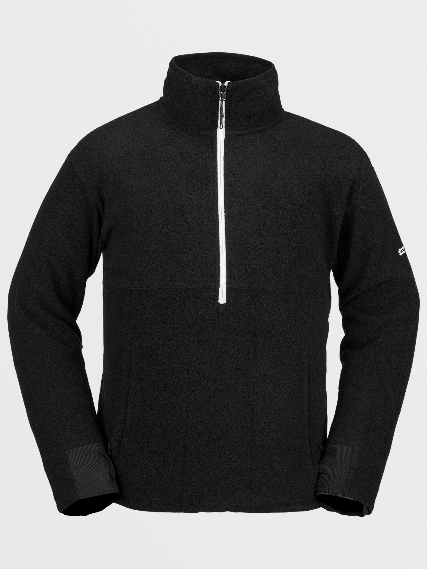 Polar Mock 1/2 Zip Sweatshirt - BLACK