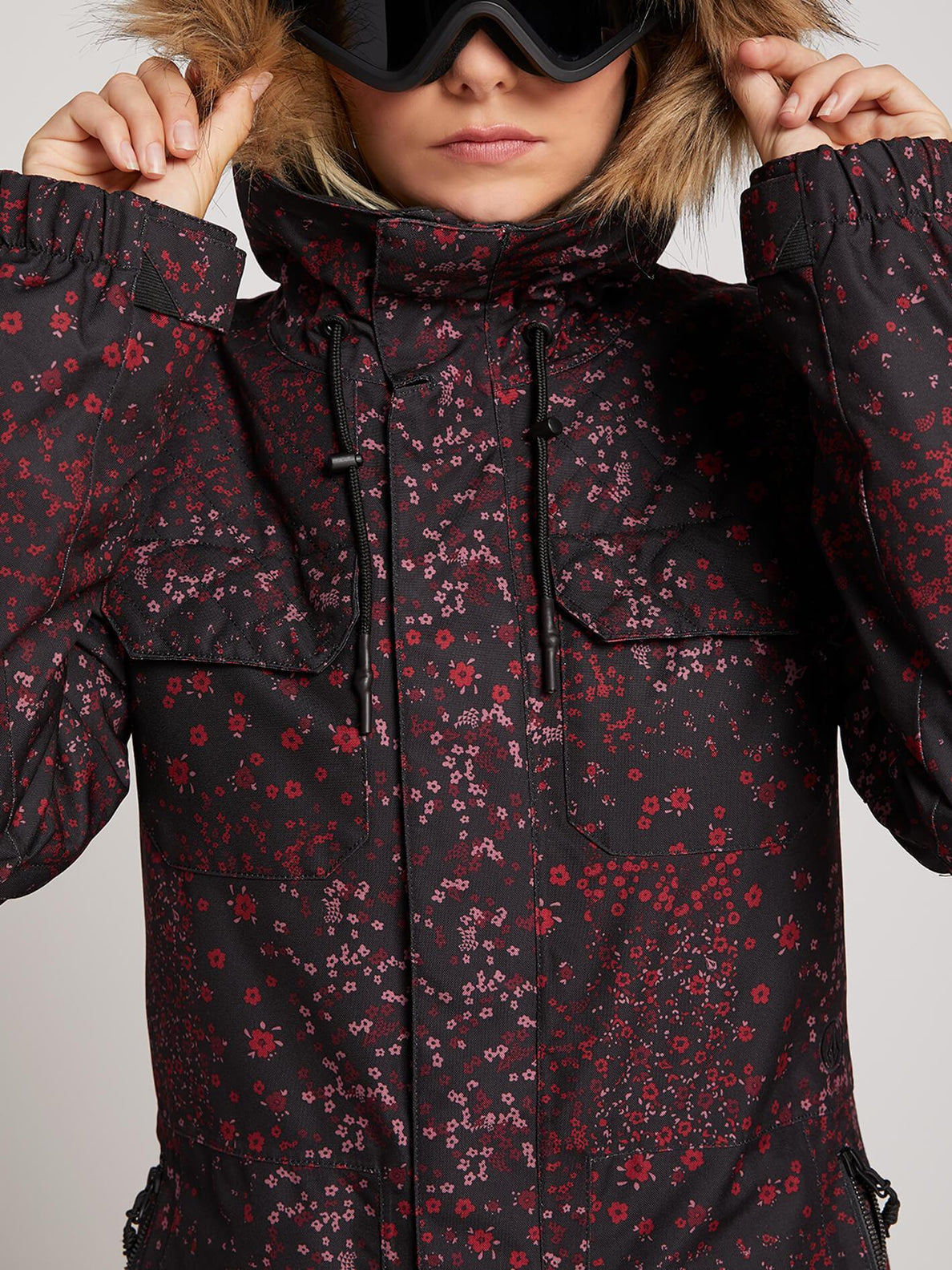 Shadow Insulated Jacket - Black Floral Print