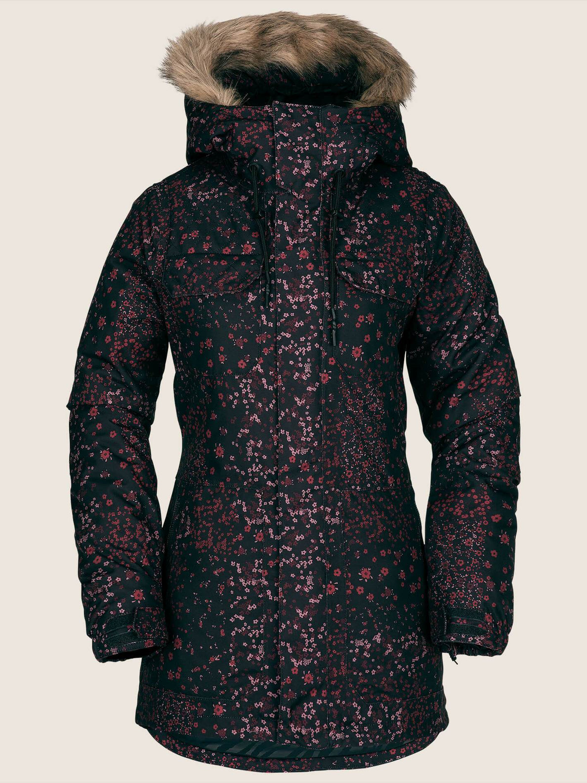 Shadow Insulated Jacket - Black Floral Print