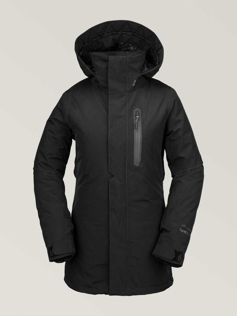 Womens Eva Insulated Gore-Tex Jacket - Black | Volcom Europe 