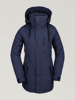 Womens Shrine Insulated Jacket Navy Volcom Europe